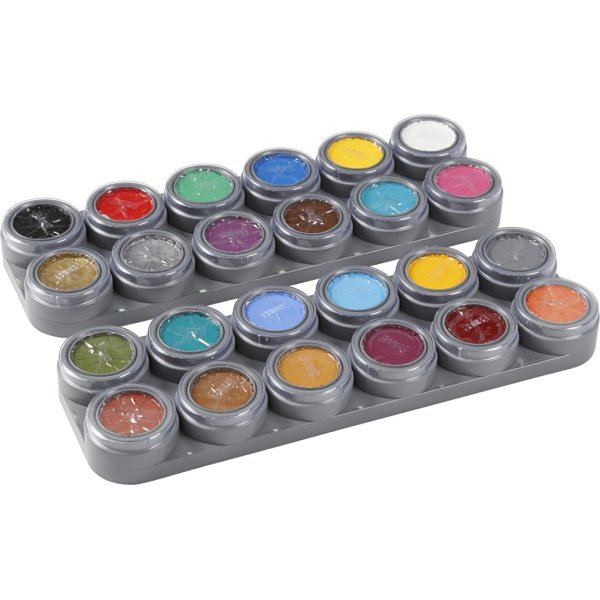 Grimas Ansigtsmaling | 24x2,5 ml | Ass. farver
