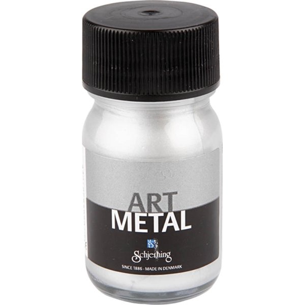 Art Metal Specialmaling, 30 ml, sølv
