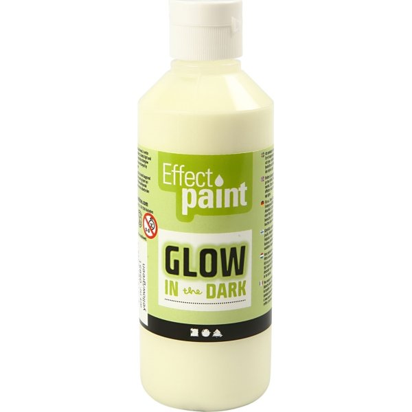 Effect Paint Selvlysende Maling, 250 ml, gul