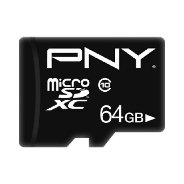 Milepæl ske Ooze PNY MicroSDXC Performance+ 64GB Class10 m/adapter – Køb på Lomax.dk | Lomax  A/S