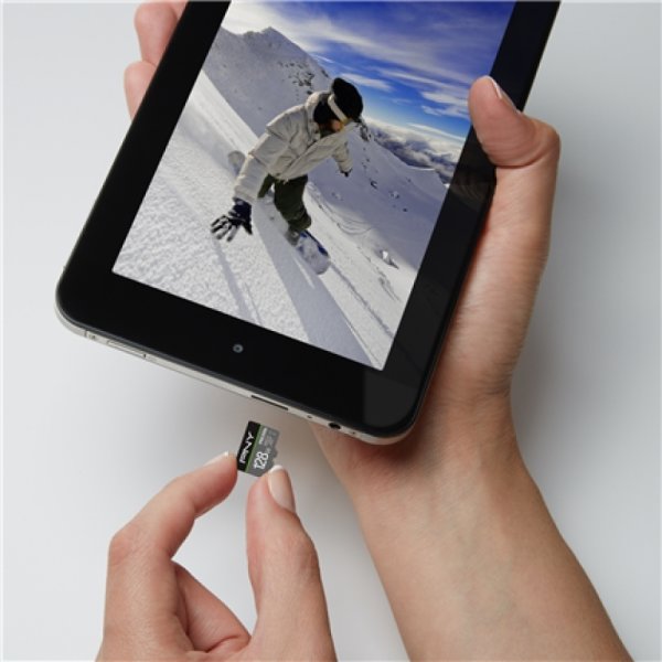 PNY MicroSDXC 4K Pro Elite 128GB Class10 m/adapter