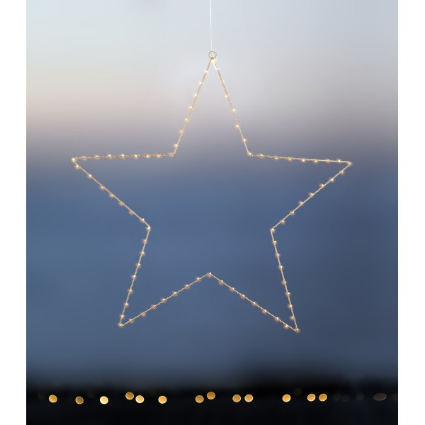 Sirius Liva Stjerne, 80 LED, Ø70 cm, guld