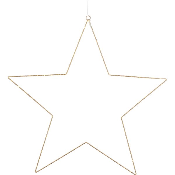 Sirius Liva Stjerne, 80 LED, Ø70 cm, guld