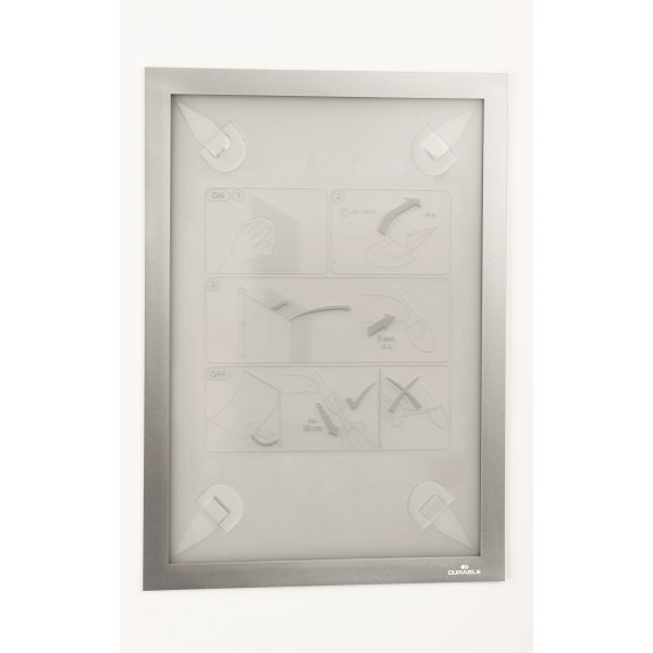 Durable Wallpaper Inforamme A4, sølv