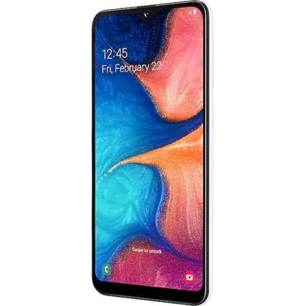 Samsung Galaxy A20E 32GB 5,8” smartphone, hvid