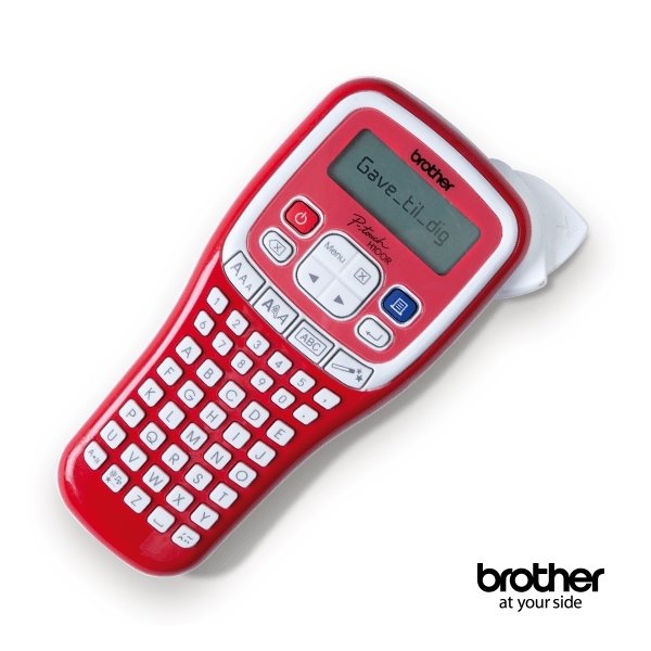 Gave: Brother H100 labelmaskine rød
