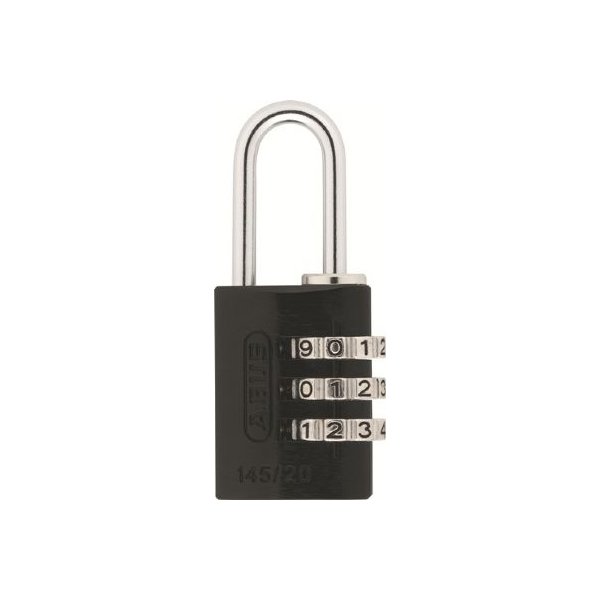 ABUS kodelås 145/20, Sort
