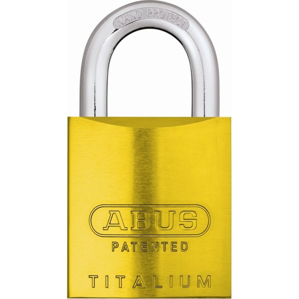 ABUS hængelås 83AL/45 S-DK, Gul