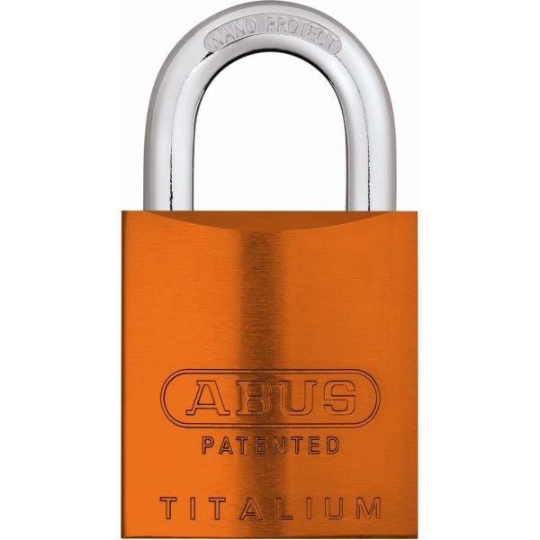 ABUS hængelås 83AL/45 S-DK, Orange
