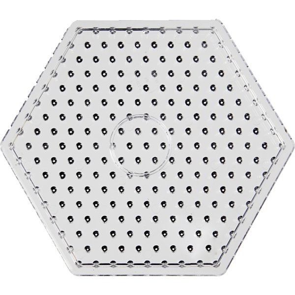Jumbo Perleplade, 17 cm, sekskant, 5 stk
