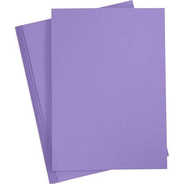Paper Concept Karton, A4, 180g, 20 ark, lilla