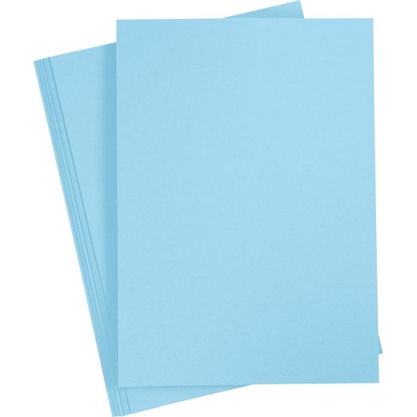 Paper Concept Karton, A4, 180g, 20 ark, himmelblå