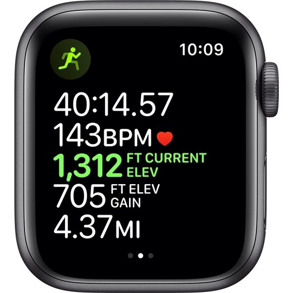 apple watch series 5 gps 44mm space grey black