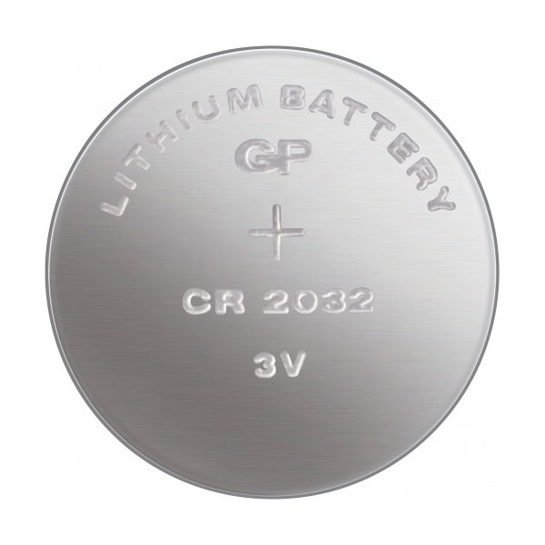 GP CR2032 Lithium knapcelle batteri, 1 stk.