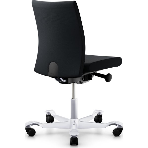 DEMO: HÅG Creed mellem ryg, sort stof/sølv stel