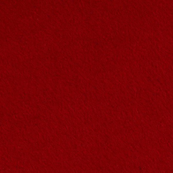 Hobbyfilt i rulle, 45cm x 5m, gl. rød 