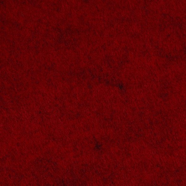 Meleret Hobbyfilt i rulle, 45cm x 5m, rød 