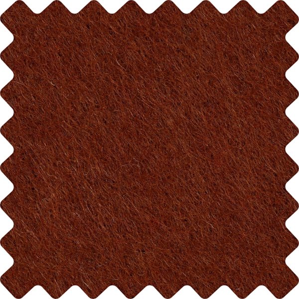 Kraftigt Hobbyfilt, 42x60 cm, brun