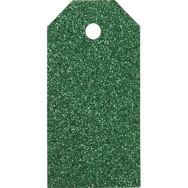 ViviGade Manillamærker 5x10cm, 15stk, glitter grøn