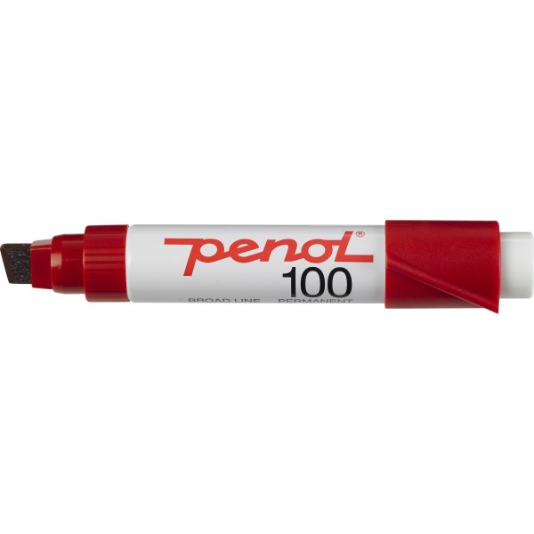 Penol 100 Permanent Marker | Rød
