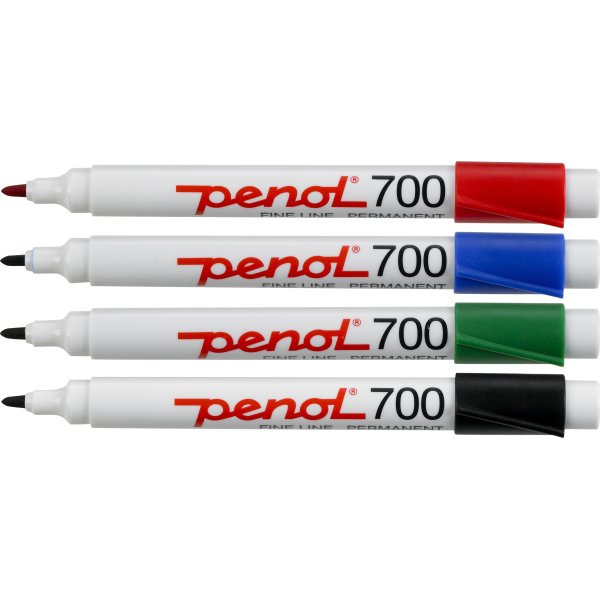 Penol 700 Permanent Marker | Rød