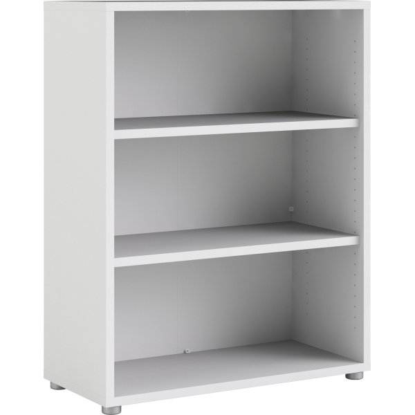BudgetLine reol med 3 rum, hvid