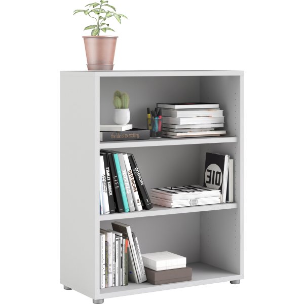 BudgetLine reol med 3 rum, hvid