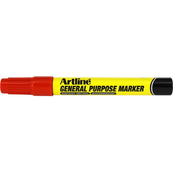 Artline General Purpose Marker | Rød