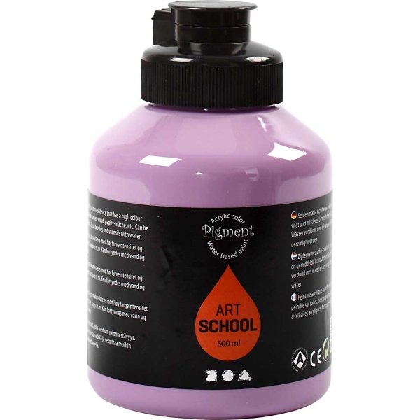 Pigment Kunstnermaling, 500 ml, purple