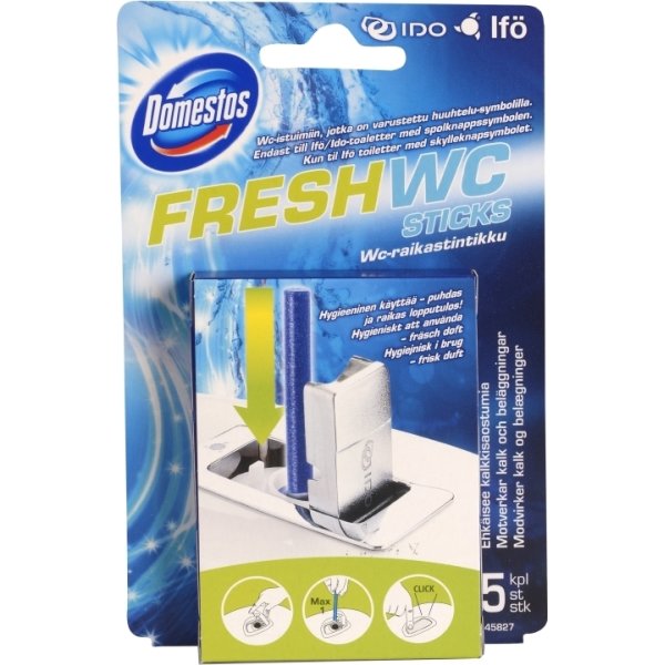 Domestos Fresh WC Sticks, 5 stk.