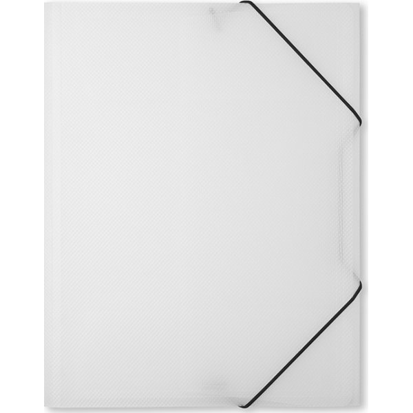 DocuSmart elastikmappe A4, PP, klar/hvid