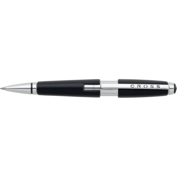 Cross Edge Rollerball, Black/Chrome
