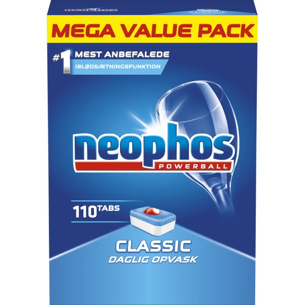 Neophos Powerball Classic Opvasketabs, 110 stk
