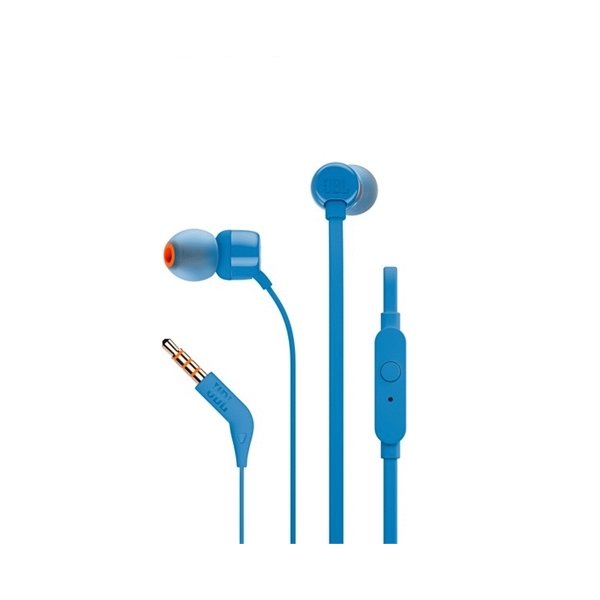 JBL T110 in-ear høretelefoner, blå