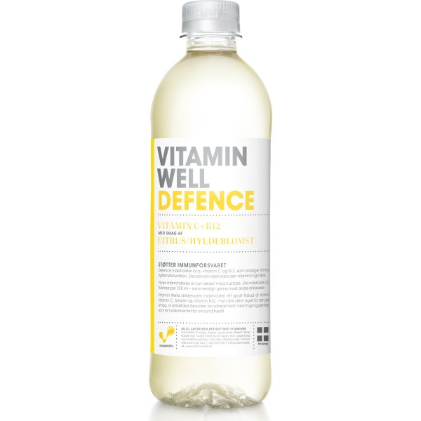 Vitamin Well Defence Citrus/Hydeblomst 0,5 L