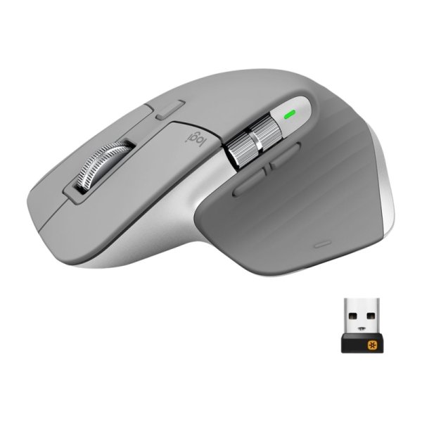 MX Master 3 avanceret trådløs mus, grå - Fri Fragt | Lomax A/S