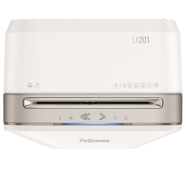 Fellowes Powershred LX 201 mikromakulator, hvid