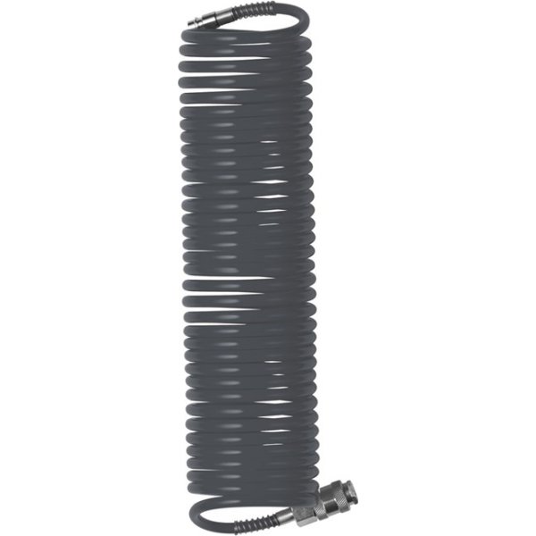 Probuilder Trykluft spiralslange 10 m, 1/4"
