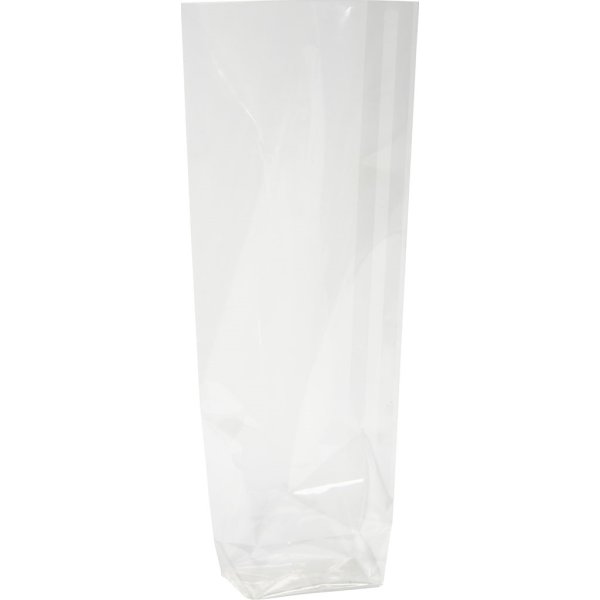 Cellofanpose med o.bund, 7,5x5,5x19cm, 20 stk