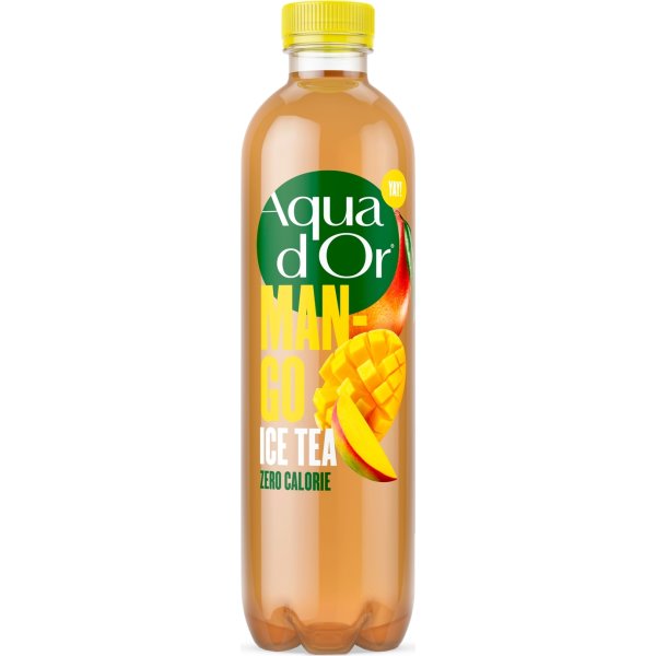 Aqua d'or Ice Tea m. mango, sukkerfri 0,5 L