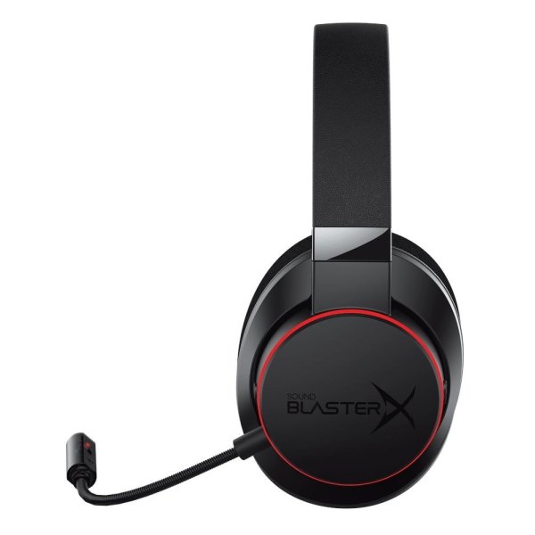 Creative BlasterX H6 USB gaming headset, sort