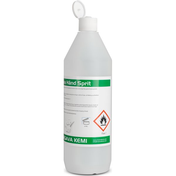 Masava Håndsprit Gel 80 % hånddesinfektion, 1 L