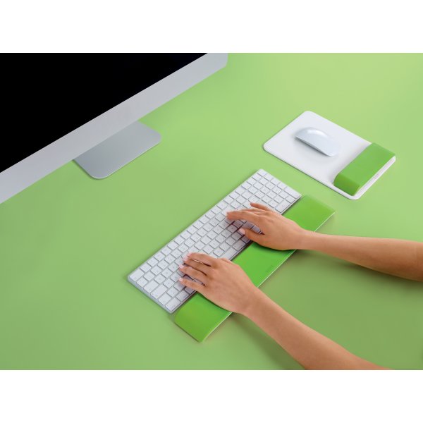 Leitz Ergo WOW keyboard håndledsstøtte, grøn