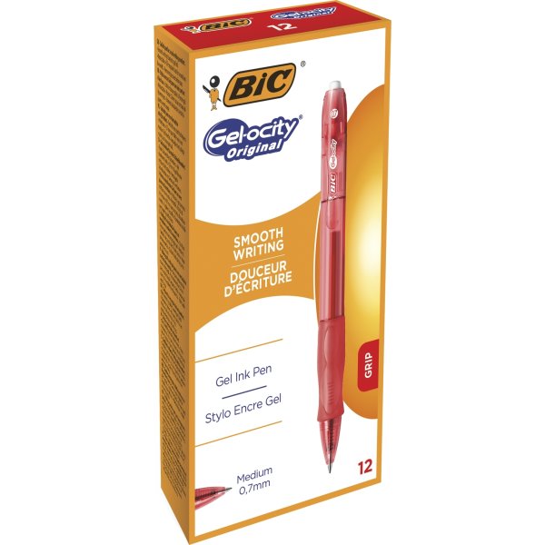 BiC Gel-ocity Original Kuglepen | Rød