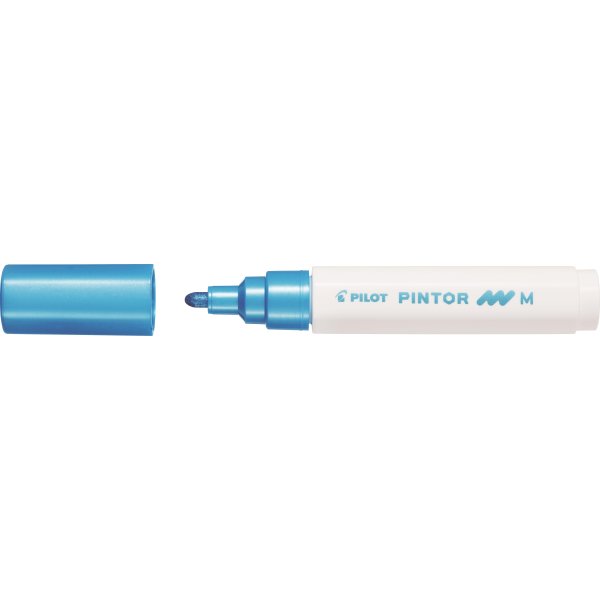 Pilot Pintor Marker | M | 1,4 mm | Metal blå