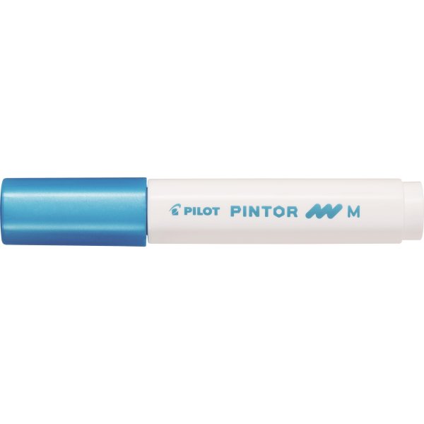 Pilot Pintor Marker | M | 1,4 mm | Metal blå