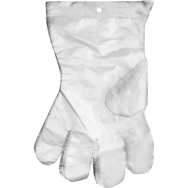 Engangshandsker LDPE plast, one-size, 100 stk