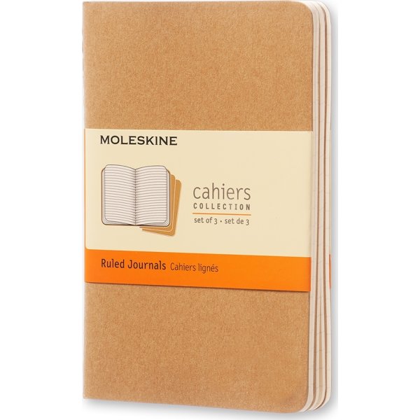 Moleskine Cahier Notesbog | Pkt. | Linj. | Kraft