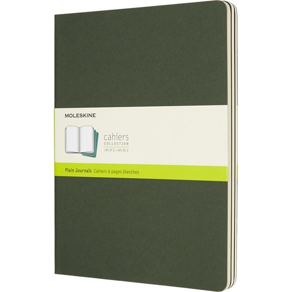Moleskine Cahier Notesbog | XL | Blan. | Grøn