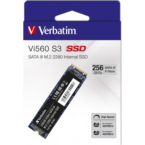 Verbatim Vi560 M.2 SSD intern SSD harddisk, 256GB